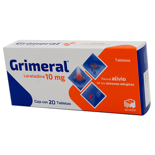 Loratadina 10mg 20Tab grimeral (3x2)