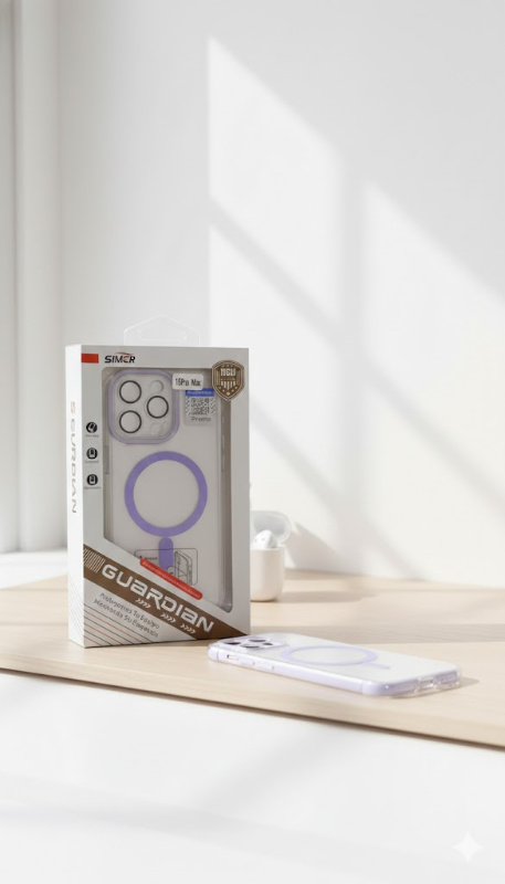 iphone 15 pro max funda magsafe + mica ip 15