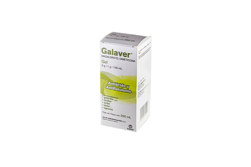 magaldrato/dimeticona 250ml galaver