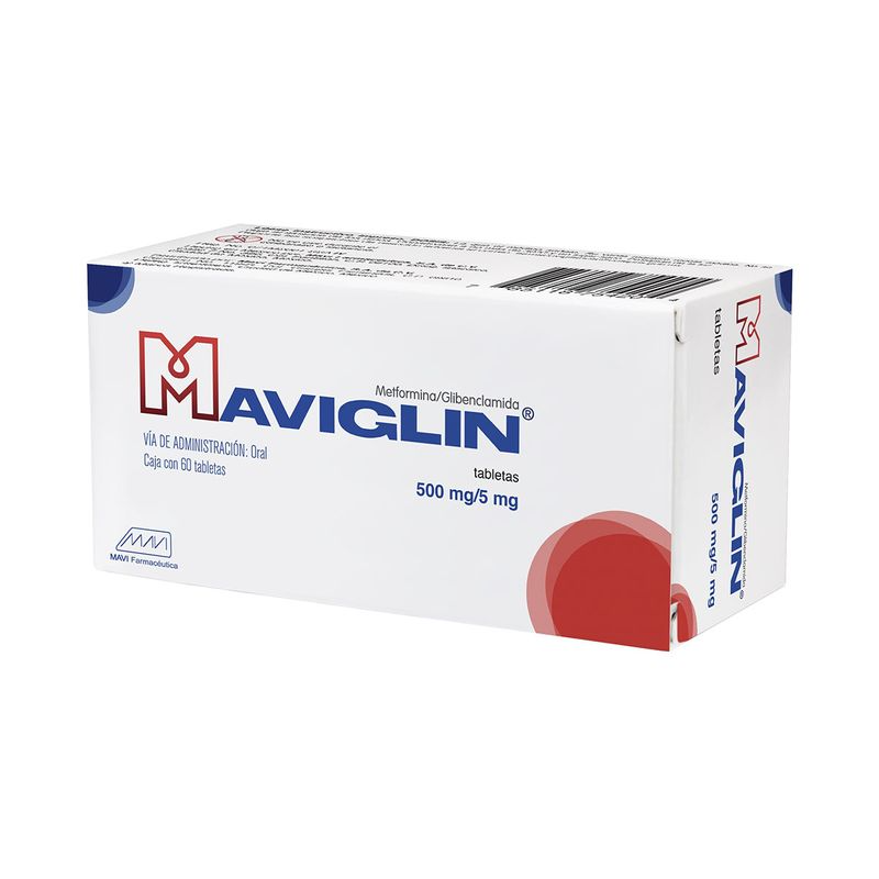 metformina/glib 500/5mg 60Tab maviglin