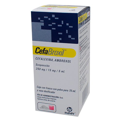 cefalexina/Ambroxol 250/15mg 75ml cefabroxil