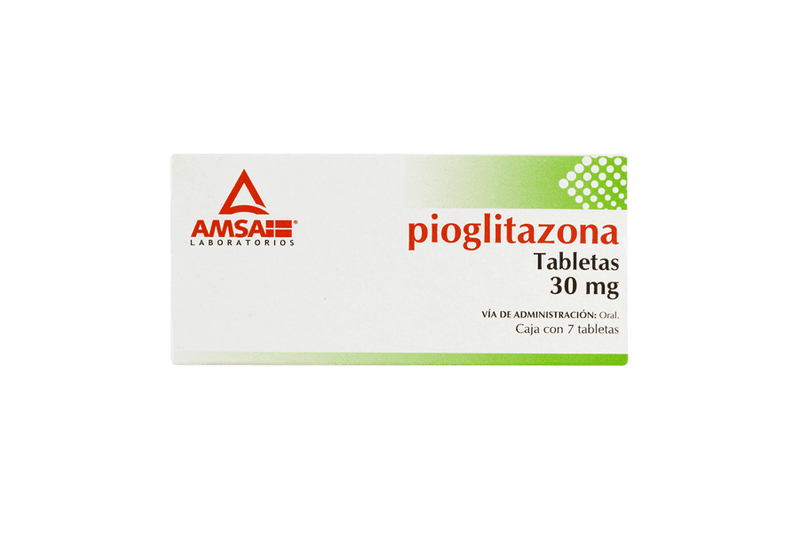 pioglitazona 30mg 7Tab (3x2)
