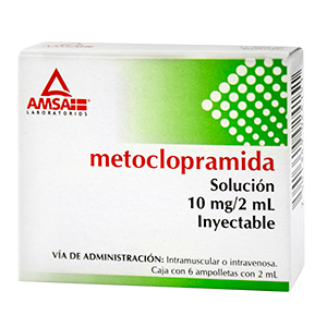 metoclopramida 10mg 6amp-amsa