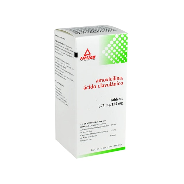 Amoxicilina/Acido Clavulanico 875mg 10Tab