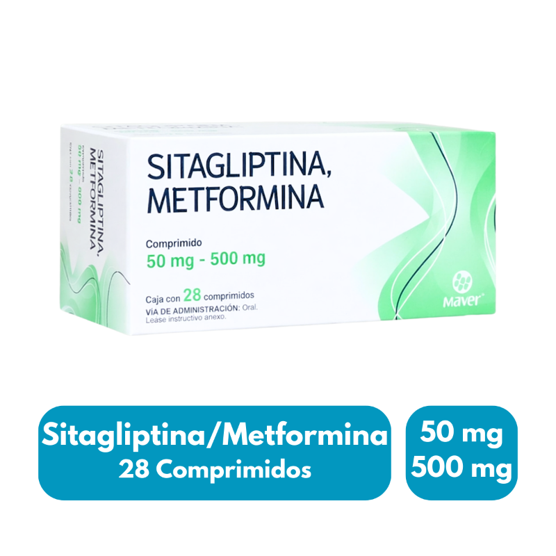 sitagliptina/ metformina 28 comp