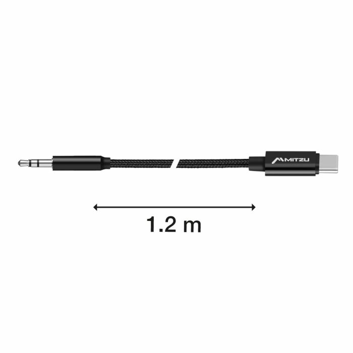 Cable tipo c a plug 3.5 mitzu 18-1602