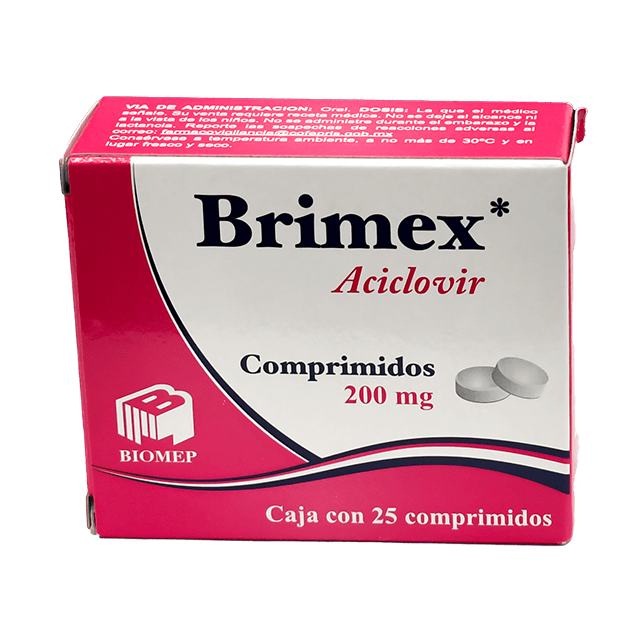 Aciclovir 200mg 25Tab brimex