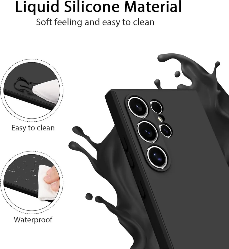 samsung s23 ultra funda de silicon