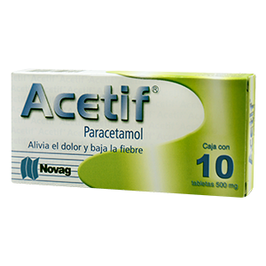paracetamol 500mg 10Tab acetif