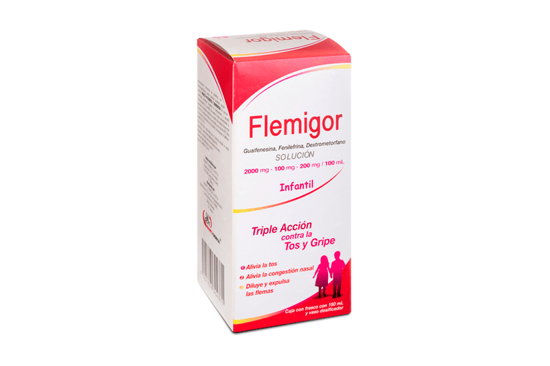Guaifenesina/fenil/Dextrometorfano inf 150ml-flemigor