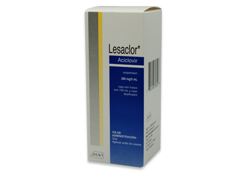 Aciclovir 4gr/100ml susp 125ml