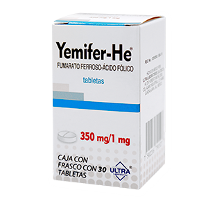 fumarato ferroso/ac folico 30 Tab