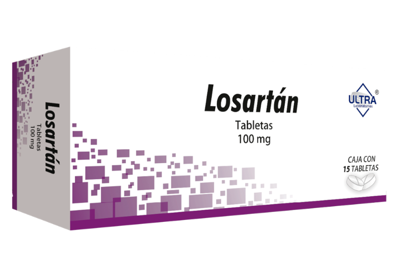 losartan 100mg 15Tab