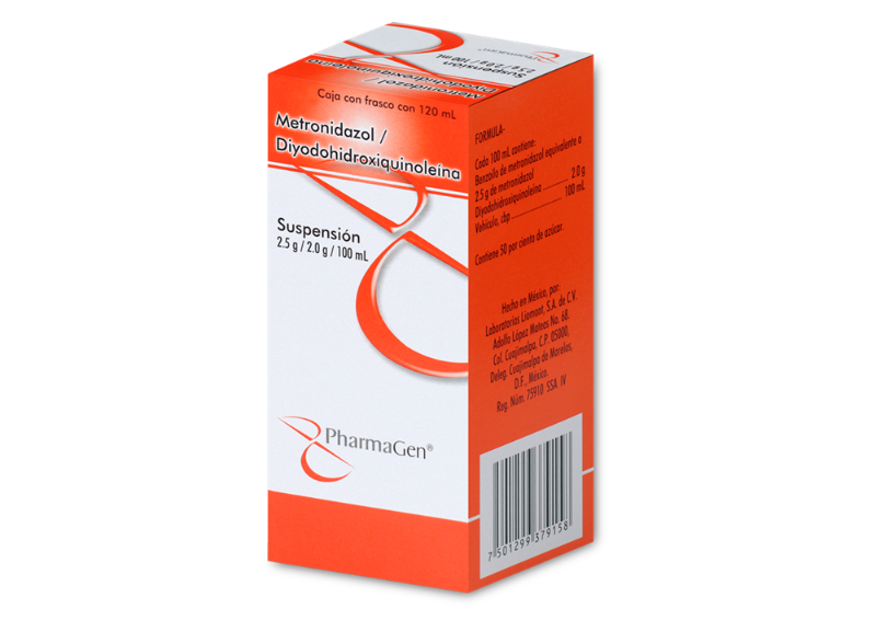 metronidazol/diyodoh susp 120ml