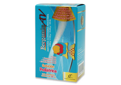 Amantadina/clorf/parac ped 30ml bregami av