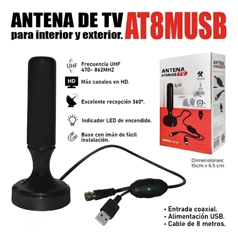 antena tv digital at8musb