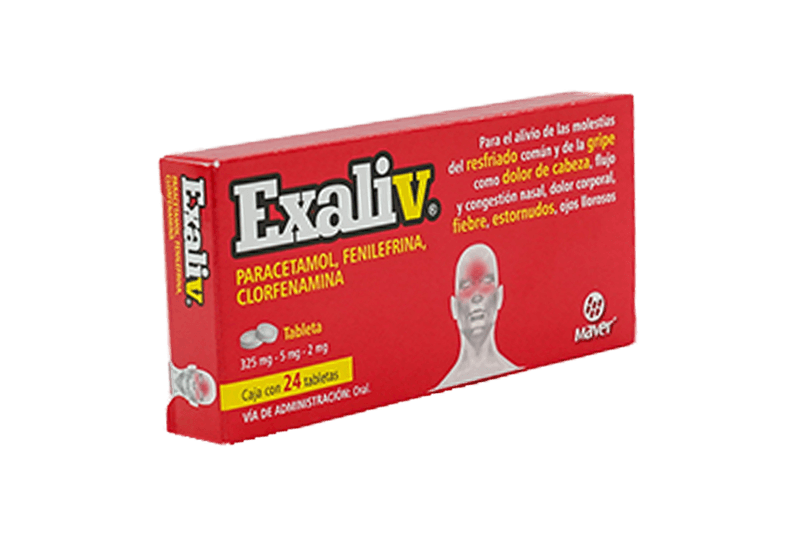 clorfenamina/feni/para 24Tab exaliv