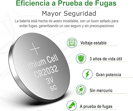 pila de 3v 1pz cr2032