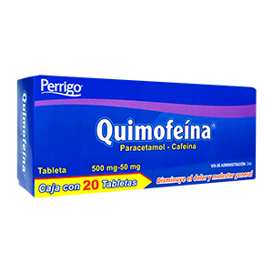 paracetamol/caf 500/50mg 20Tab