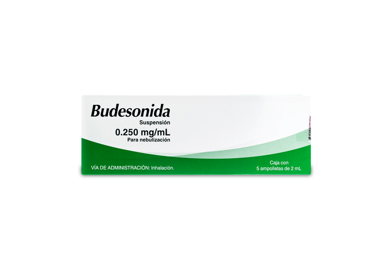 budesonida 0.500mg/2ml o 0.250mg/ml 2ml