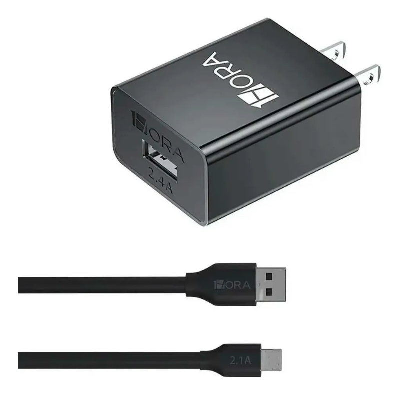 cargador tipo c 1m 2.4a negro gar142