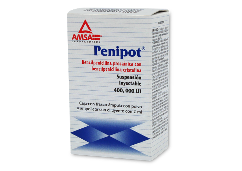 bencilpenicili procai 400000ui/2ml