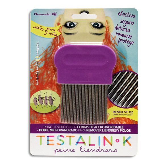 peine piojos/liendres ac inox