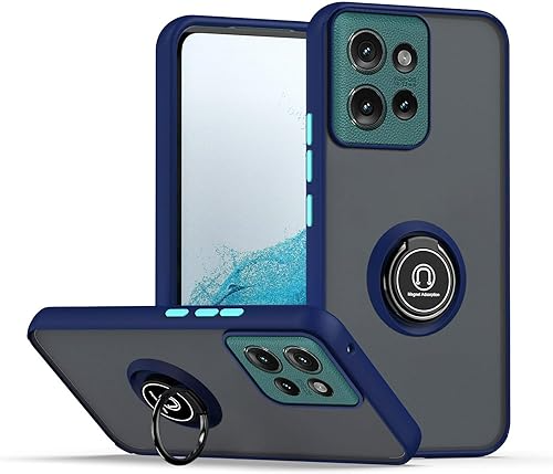 moto G86 funda de uso rudo con anillo + mica