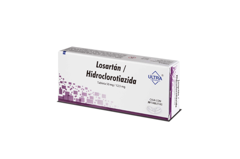 losartan/hidro 50/12.5mg 30comp (3x2)