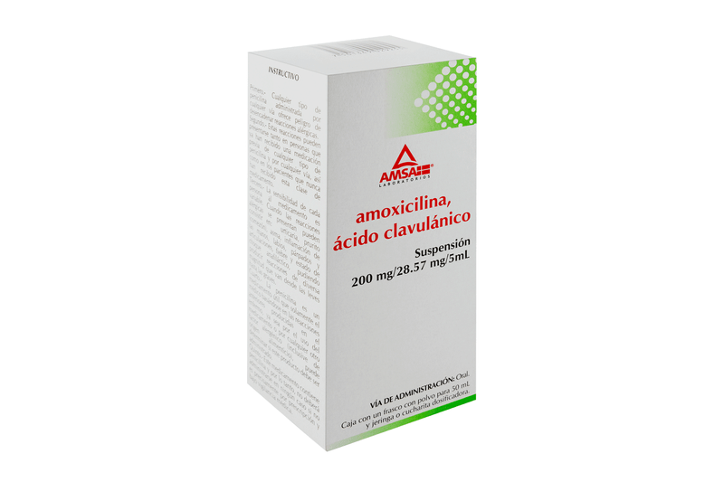 Amoxicilina/Acido Clavulanico 200/28.5mg susp 40 o 50ml