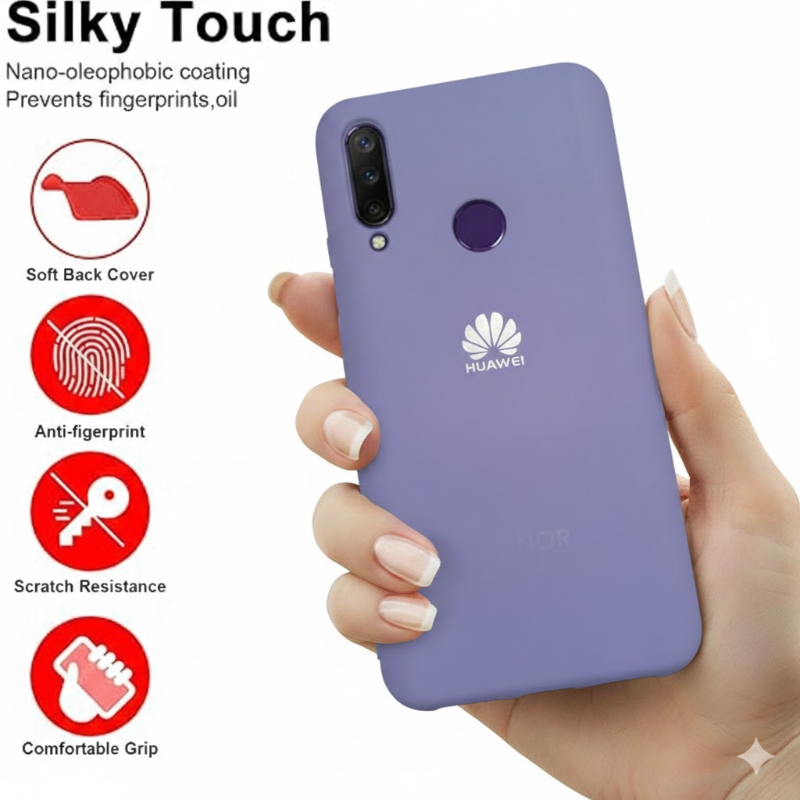 huawei y9 prime funda de silicon
