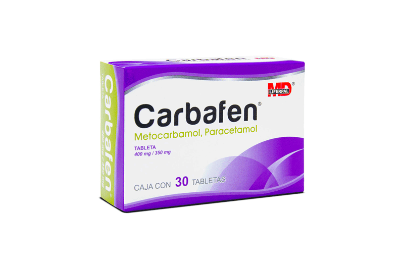 metocarbamol/para 400/350mg 30Tab carbafen