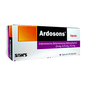 indometacina/betame/meto 20cap ardosons