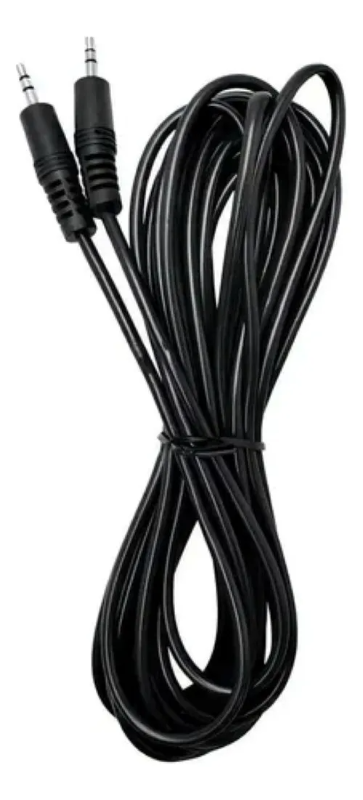 Cable auxiliar 3.5 plug 6m 1pz