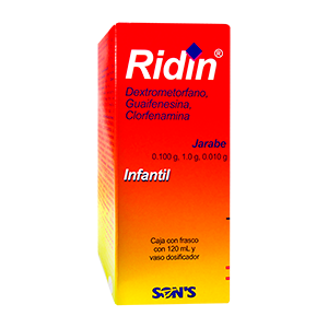 Dextrometorfano/guaif/clorf jbe inf 120ml ridin