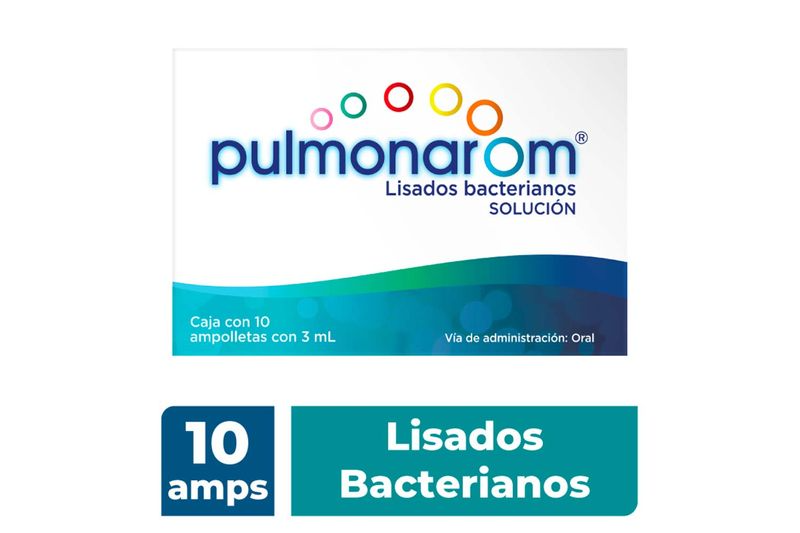 lisados bacterianos 3ml pulmonaron 10 amp