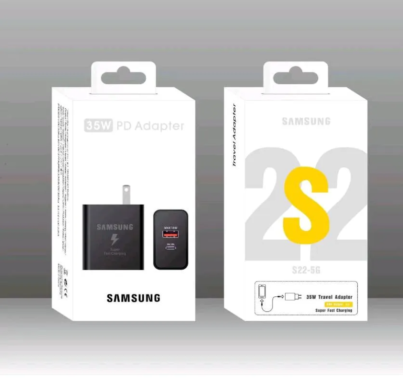 cargador de doble puerto 35w samsung s22-5g