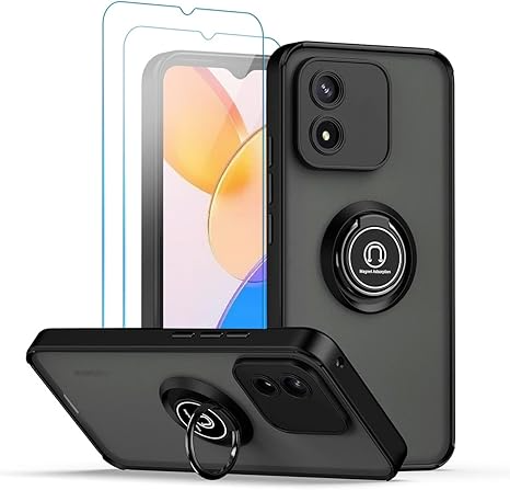 huawei honor x5 funda de uso rudo de anillo + mica