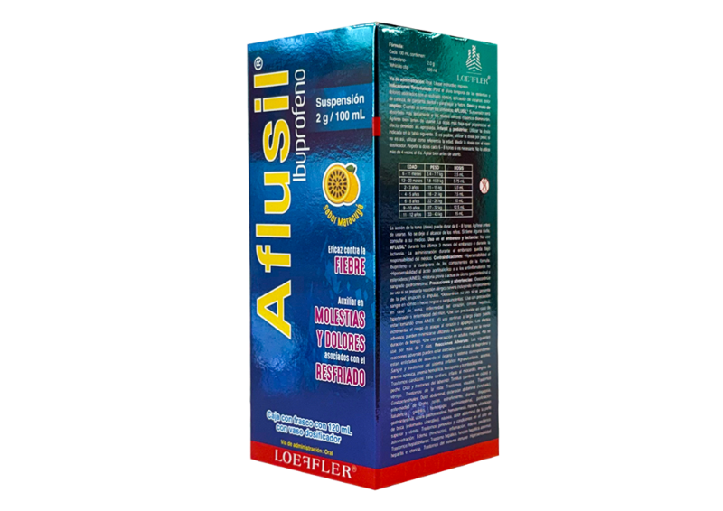 Ibuprofeno 2gr/100ml susp 120ml aflusil