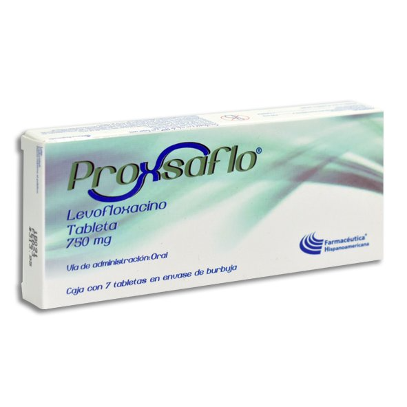 levofloxacino 750mg 7 Tab proxsaflo