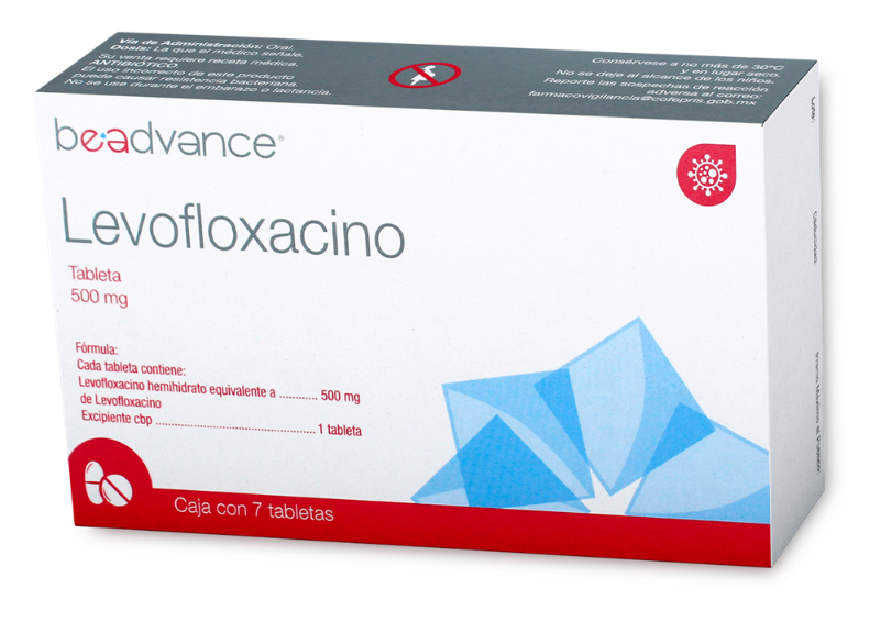 levofloxacino 500mg 7 Tab