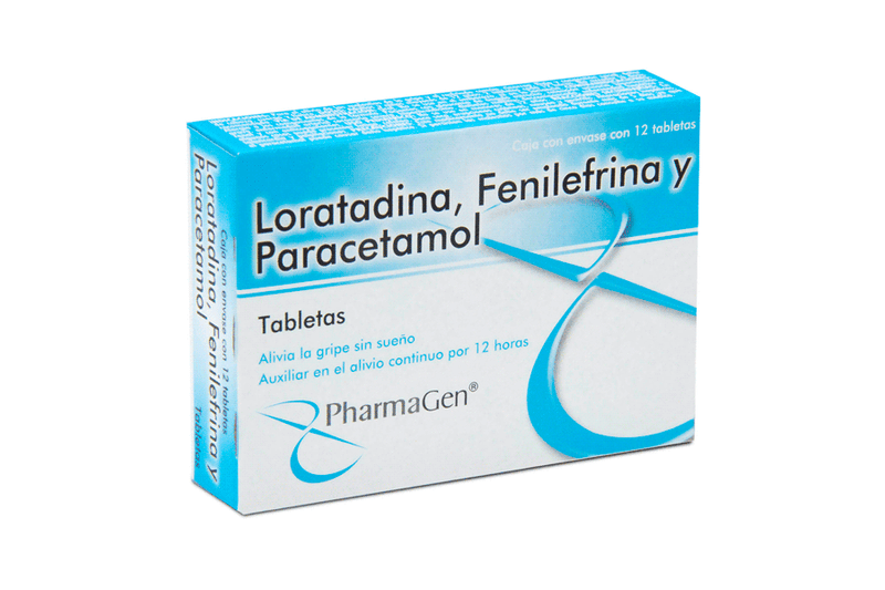 Loratadina/fenil/para 12Tab