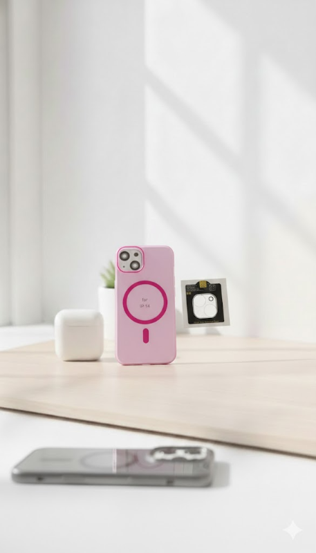 iphone ip 14 funda magsafe soft + mica