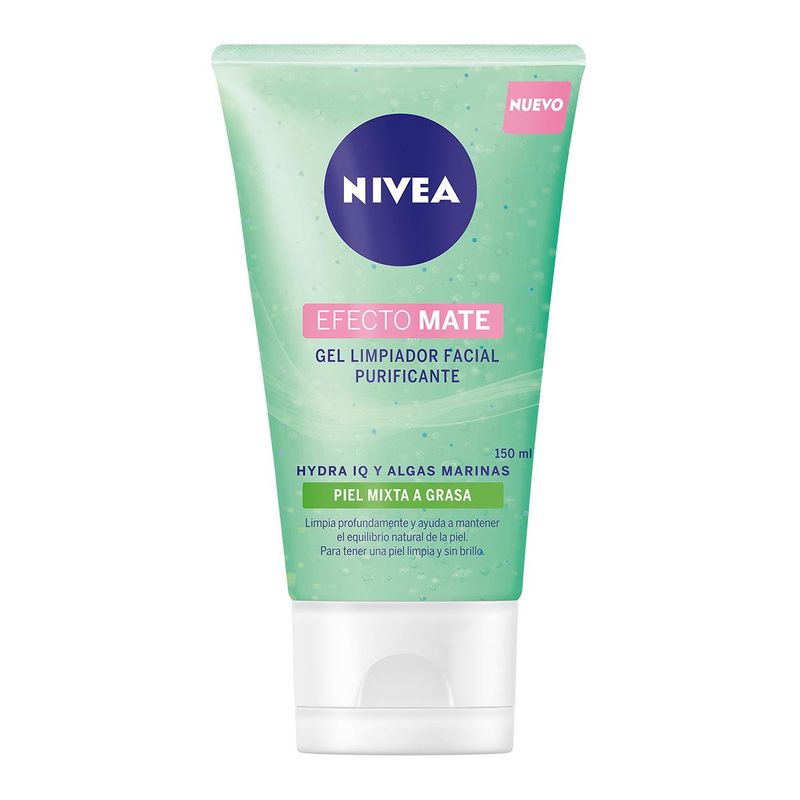 gel nivea lim fac efec mate 150ml