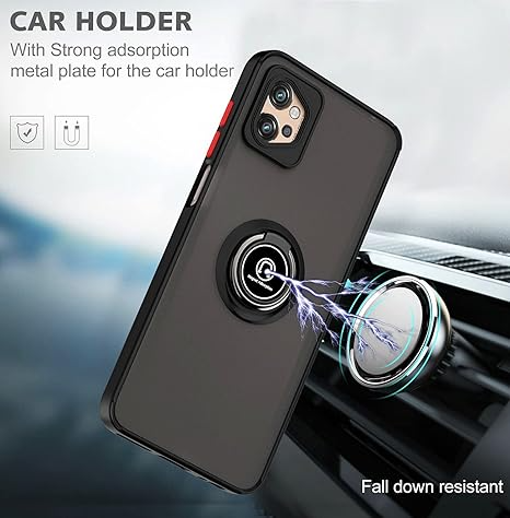 moto g32 funda de uso rudo con anillo +mica