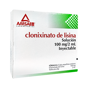clonixinato de lisina 100mg 5 amp