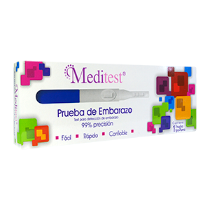 prueba de embarazo meditest