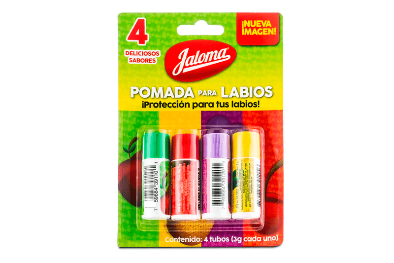 golba-pomada p/labios blister 4pzas