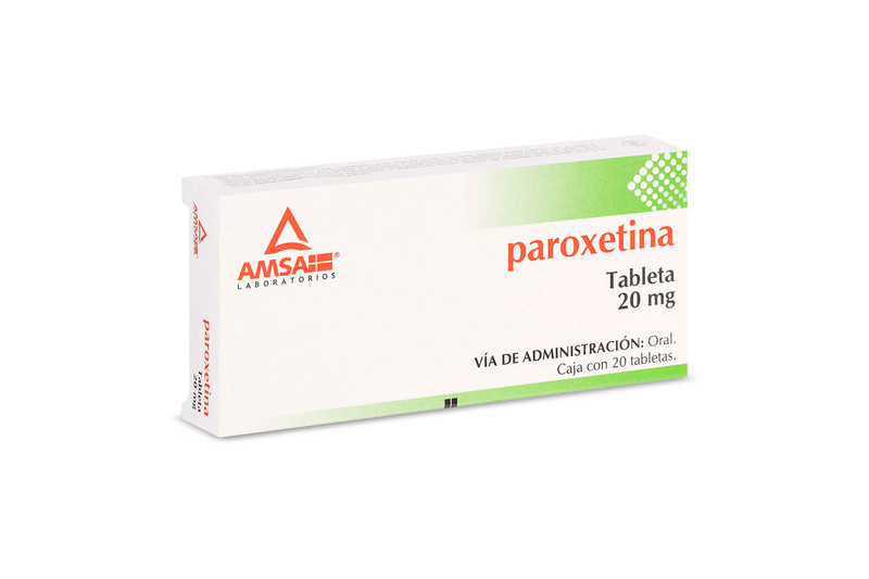 paroxetina 20mg 10Tab (3x2)