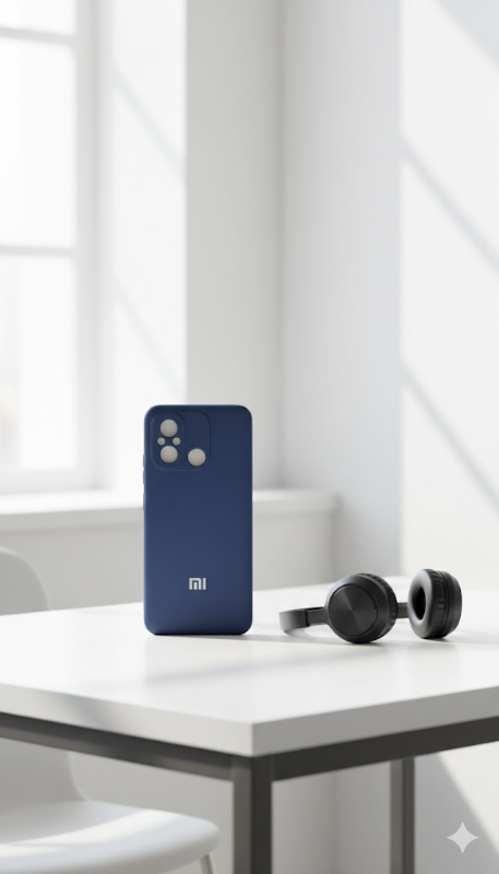 redmi 12c funda de silicon